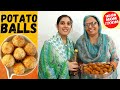 COOKING POTATO BALLS WITH MY DAUGHTER IN LAW | Aloo Balls | How to make FRIED POTATO BALLS at Home