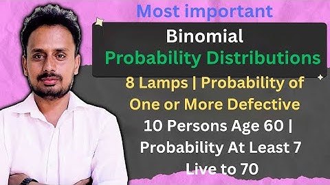Binomial Distribution - Example Problem 2 | Probability Distribution | Engineering Mathematics