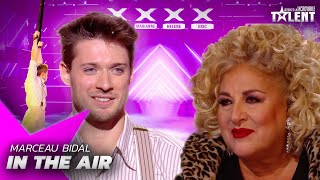 Must Watch - MARCEAU BIDAL Is Flying in The Air - Semi-Finals of France's Got Talent