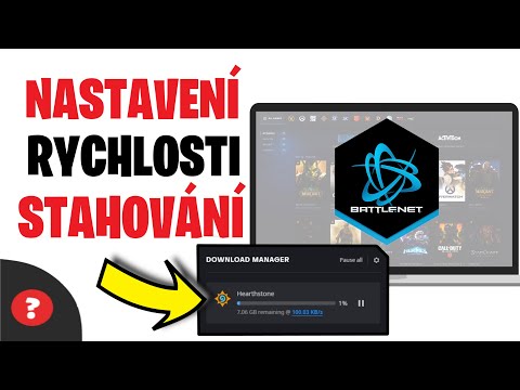 Jak NASTAVIT RYCHLOST STAHOVÁNÍ na BATTLENETU | Návod | Battle.net / Stahování