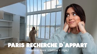 TROUVER UN APPARTEMENT À PARIS ! (toutes me visites + tips)