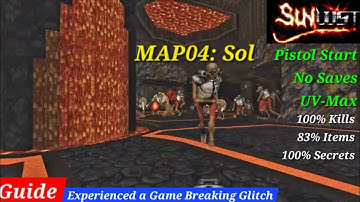 Sunlust - MAP04: SOL (Pistol Start, Ultra-Violence, 100%)