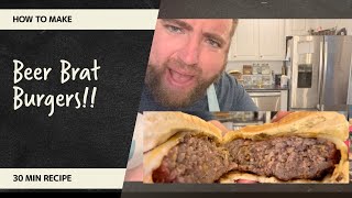 STOP Making Boring Burgers | Beef Beer Brat Hack