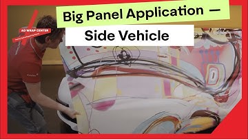 AD Wrap Center (Mactac) How to  JT 10700 XR Big Panel Application Side Vehicle