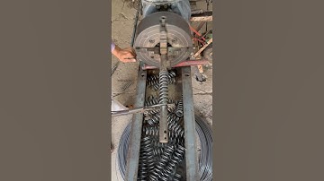 High-Quality Chip Ring Spring | Simple Iron Wire Forming on Lathe Machine #shorts