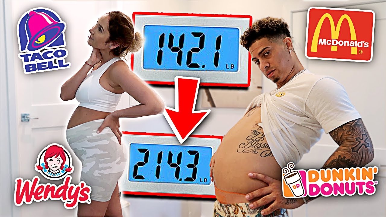 WHO CAN GAIN THE MOST WEIGHT IN 24 HOURS!!! **EATING CHALLENGE