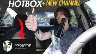 SMOKE SESH 🍃 : Bong Rips Hotbox + New Channel "ShaggyVlogs"