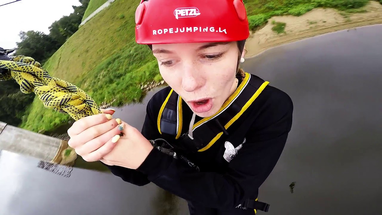 Surelija Valčiukaitė | Ropejumping @ Baltosios Rožės tiltas, Alytus | www.ropejumping.lt