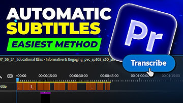 Adding AUTOMATIC SUBTITLES in Adobe Premiere Pro
