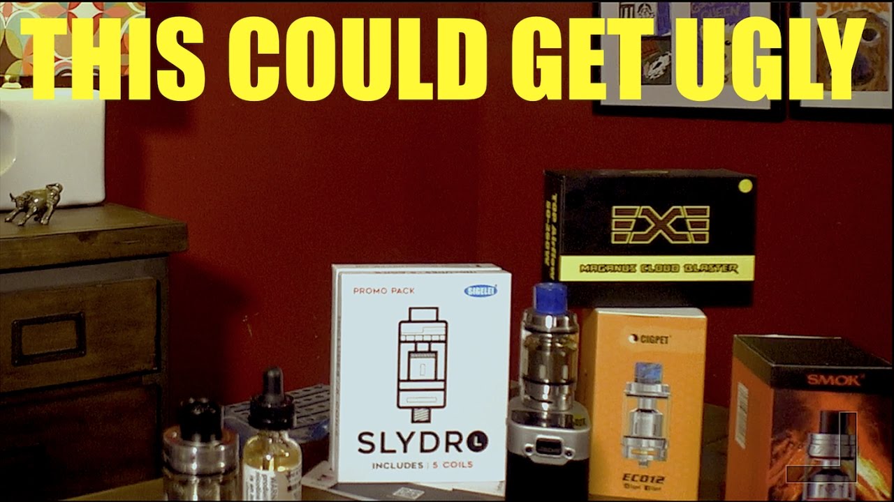 CigPet ECO12 vs Sigelei SliderL | Super Mega Sub Ohm Tank Battle in Two Parts - Part II