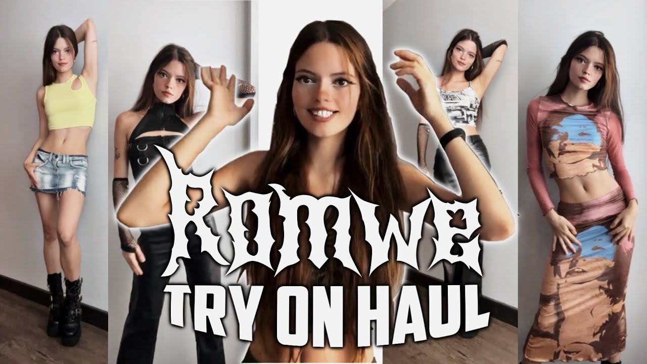 HUGE Try on haul ROMWE - so many y2k and fairy bits omg!!!