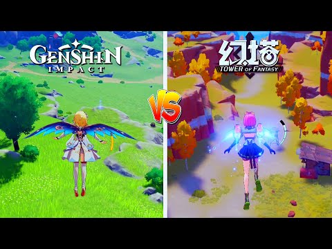 Genshin Impact VS Tower of Fantasy #2 - Comparison Gameplay (Android/IOS)