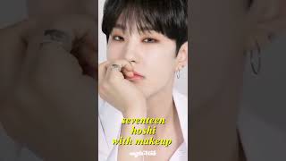 Male k-pop idols with vs without makeup #kpopidols #kpop #shorts #makeup #handsome