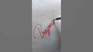 Priyanshi✍️#calligraphy #handwriting #shortsfeed #youtubeshorts #shorts #ytshorts #signature #writer