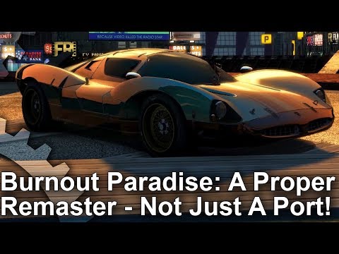 [4K] Burnout Paradise Remastered: Xbox One X/Xbox One vs Original PC - Not Just A Port!