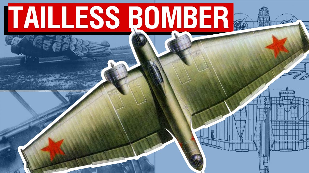 An Experimental Soviet Tailless Bomber | Kalinin K-12 [Aircraft Overview #52]