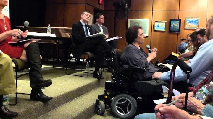 Anna Fay, disability rights advocate, opposing ass...