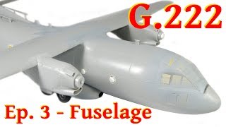 Model G.222 - 1/72 Italeri - Fuselage