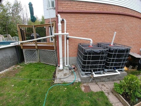 Récupération d'eau de pluie (Intro) - Rain water harvesting system DIY