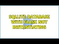 sqllite database with Flask not instantiating
