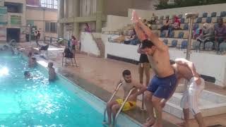 تعليم السباحة للمبتدئين كابتن اسماعيل دورس عملية للمبتدئين الكبار