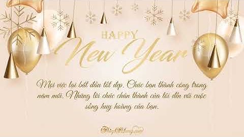 Thiệp video chúc mừng năm mới 2021