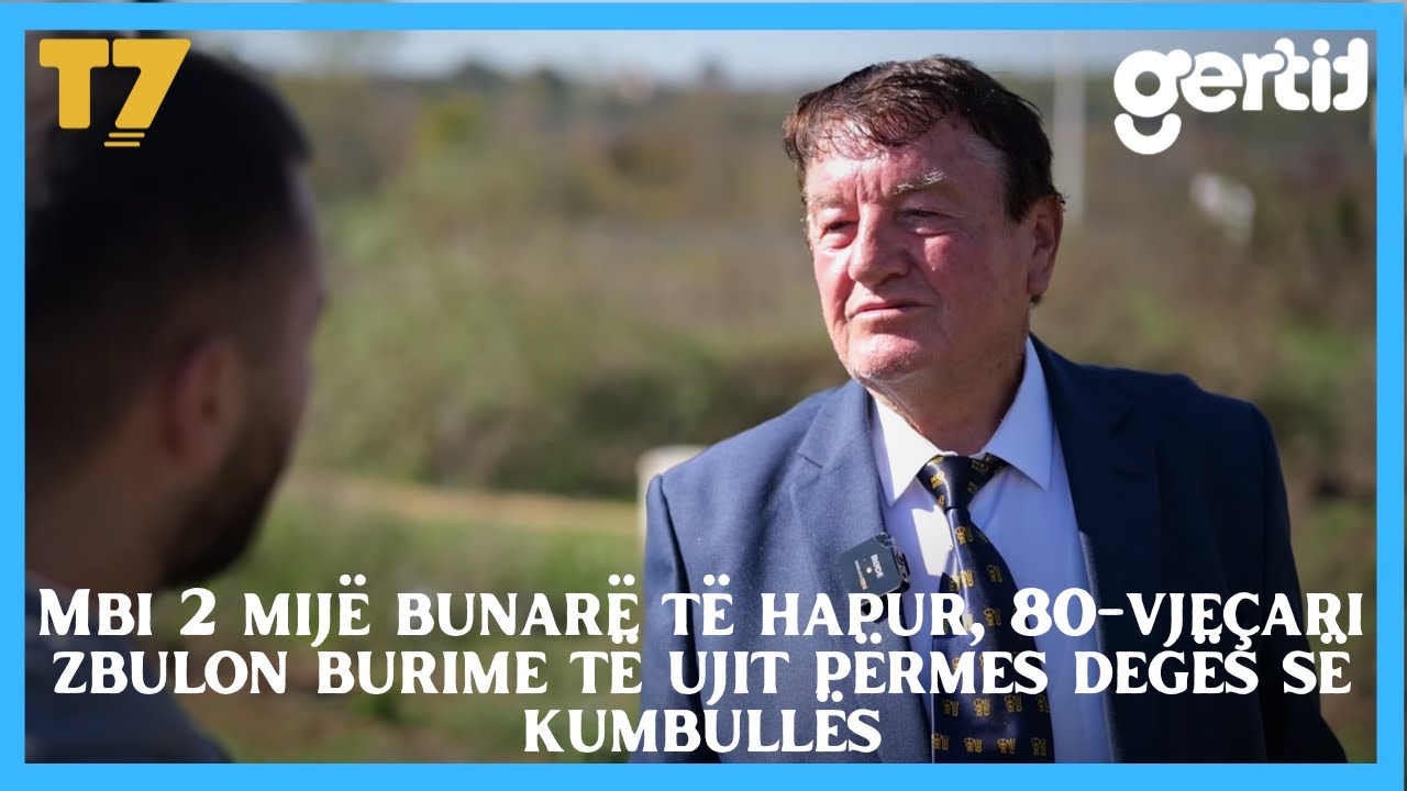 Mbi 2 mijë bunarë të hapur, 80-vjeçari zbulon burime të ujit përmes degës së kumbullës | #gjesi | T7