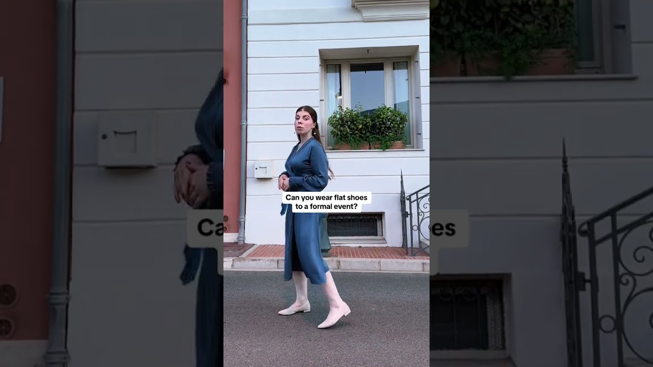 Can you wear flat shoes to a formal event? 👠 