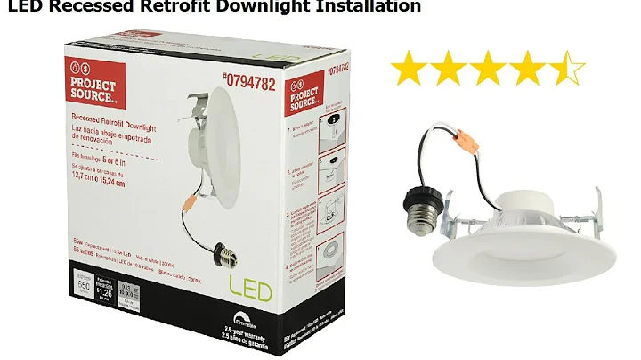 LED Recessed Retrofit Downlight Installation