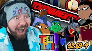 TERRA JOINS THE TEAM… BUT SOMETHING’S WRONG 👀 & A TOURNAMENT?! | Teen Titans Reaction