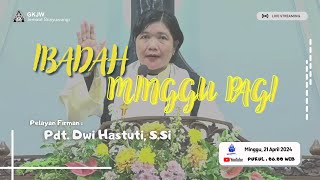 Ibadah Minggu Pagi | 21 April 2024 | GKJW Banyuwangi