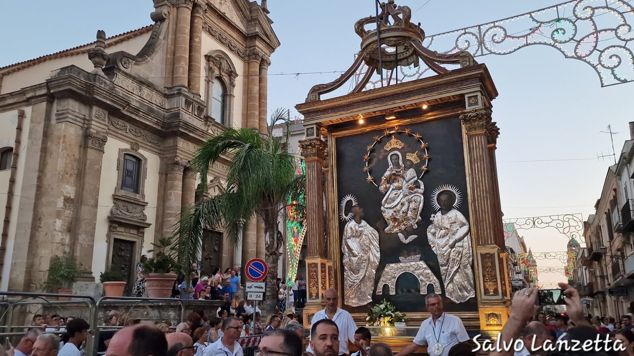 PARTINICO (PA) - PROCESSIONE DELLA MADONNA DEL PONTE E DEL SS. CROCIFISSO (4K) 08/08/2024