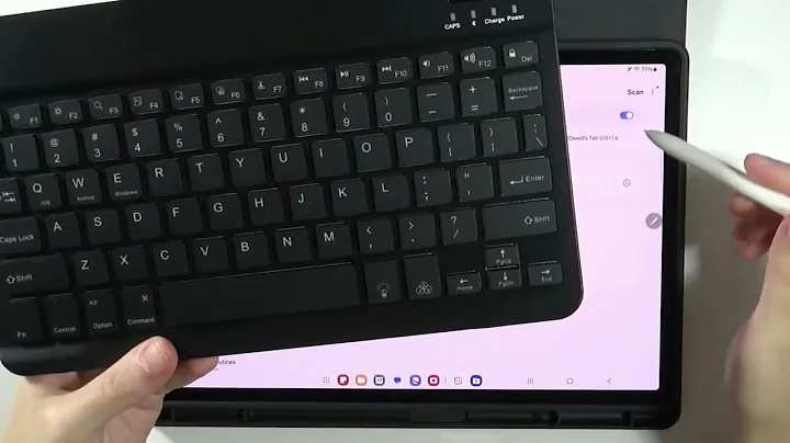 Samsung Galaxy Tab S10+/S10 Ultra: How to Connect Bluetooth Keyboard (Wireless Keyboard)