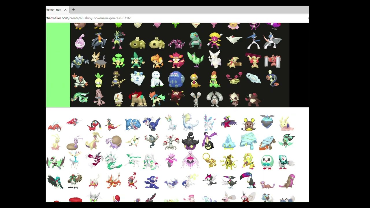 Shiny Tier List!