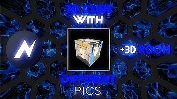 3D CUBE WITH DIFFERENT PICTURES + 3D ROOM-Node Video