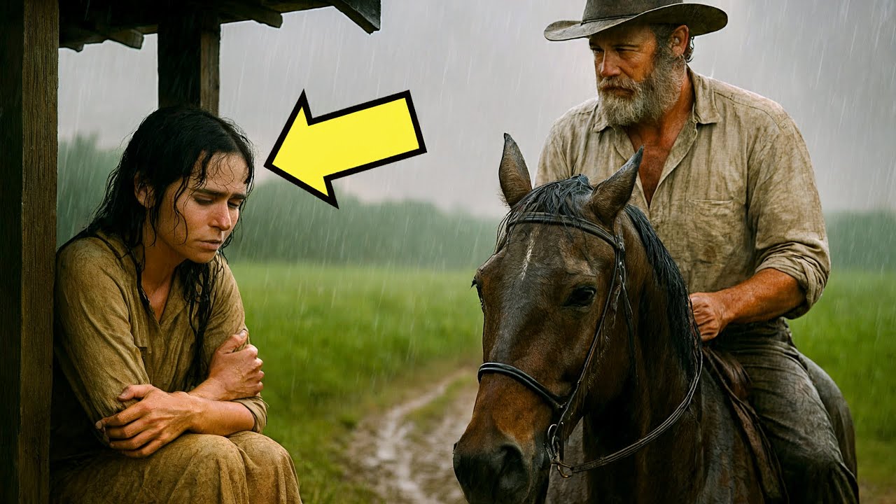 KOBIETA UCIEKAŁA PRZED DESZCZEM… AŻ WDOWIEC Z GOSPODARSTWA DAŁ JEJ NOWY SENS ŻYCIA