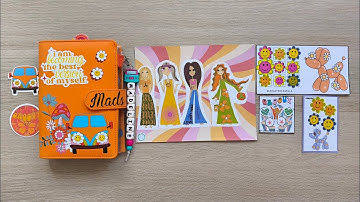 60s Hippie Binder | Saving Is Groovy | Savings Challenge Randomizer | Minis | Tinies | Scratch Offs