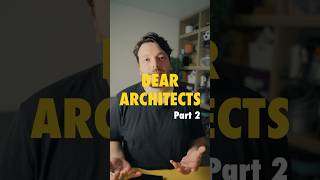 Dear #architects Part 2 #architecture #architecturestudent #architecturalsketching