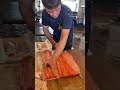 Masterful salmon skin removal thin as paper神級鮭魚去皮技術薄如紙張#KnifeSkills #Salmon #鮭魚