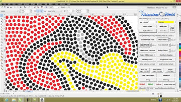 Import a File to GemMaster from Corel Draw with the TRW Stone Wizard. Cams Rhinestone Machine