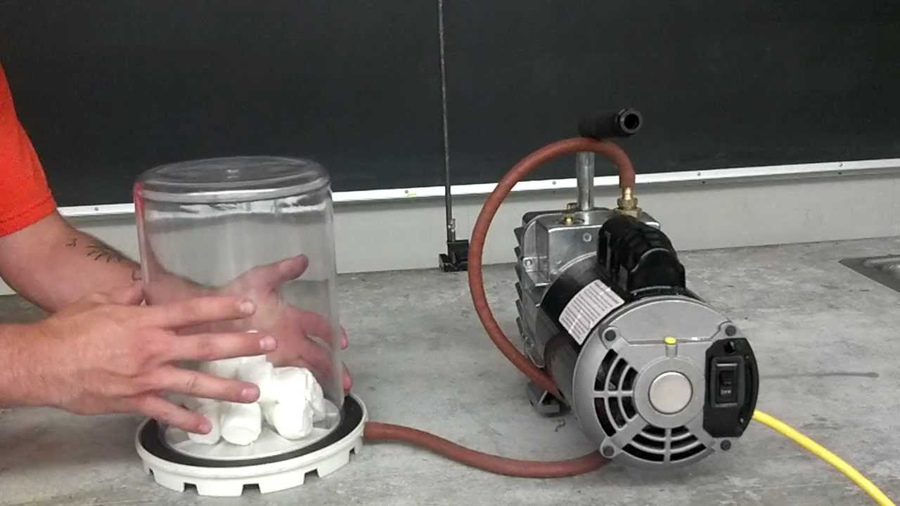 STATES OF MATTER marshmallows in vacuum YouTube