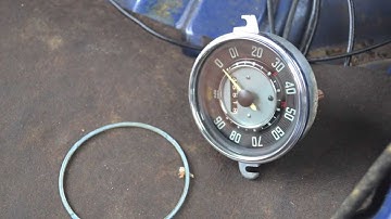 How to: Remove Vintage VW Beetle Speedometer