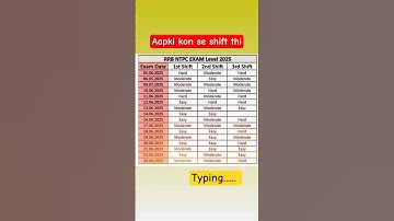 🔍 RRB NTPC CBT 1 2025 Shift Analysis | Hard, Easy, Moderate Shifts Full Review #ntpc2025 #ntpc_exam