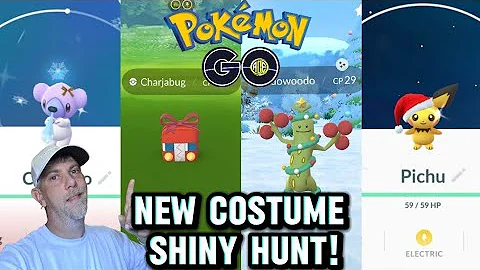 ✨️NEW Shiny Costume Sudowoodo And Charjabug Hunt In Pokémon Go!✨️LIVE!!