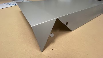 Alucobond cutting and V-grooving for construction panels