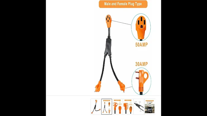 50 amp to 30 amp to 15 amp Dog bone adapter
