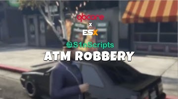 FiveM Script Showcase - ATM Robbery (C4 explosion, Drilling animation)