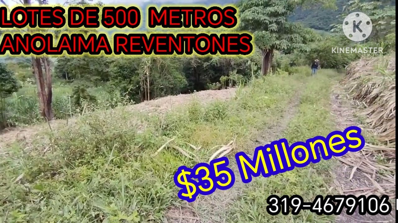 BAJO 💲35Mill.. LOTES 500 METROS ANOLAIMA (ILO) 319-4679106