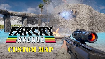 FarCry Arcade - Custom Map:  Stormy Island Rescue - FarCry 5 (4K 60fps)