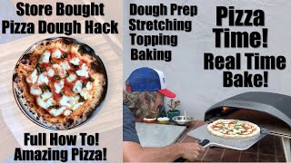 How to make pizzeria quality pizza with store bought dough! easy dough
hack for your ooni oven, gozney roccbox, or baking steel! from
dough...
